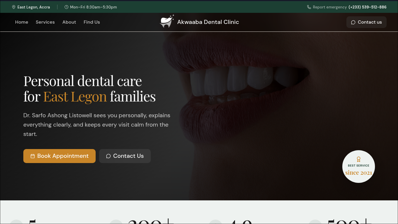 Dental Website featured image